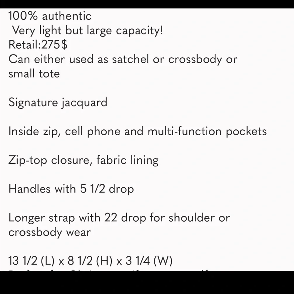 Coach Signature Mixed Leather Satchel/ crossbody / tote bag Brown - Picture 11 of 13